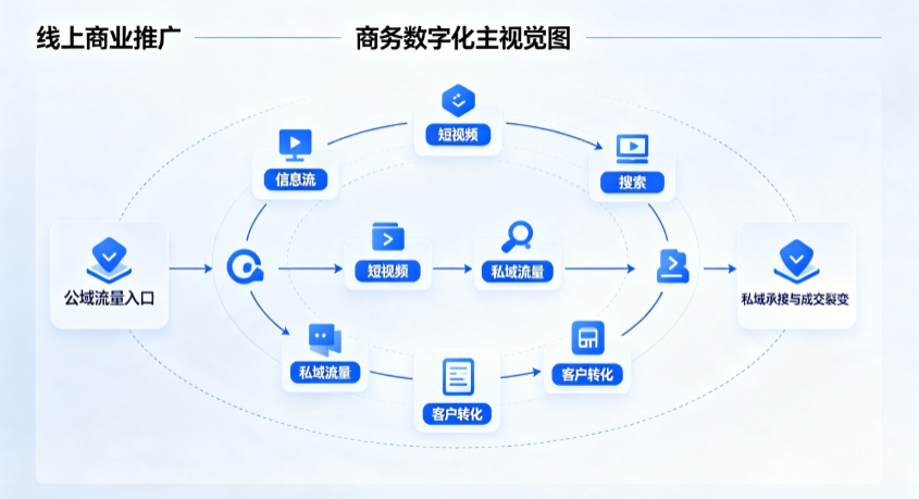 阳东县线上商业推广怎么做？全域流量闭环搭建与低成本转化实战指南